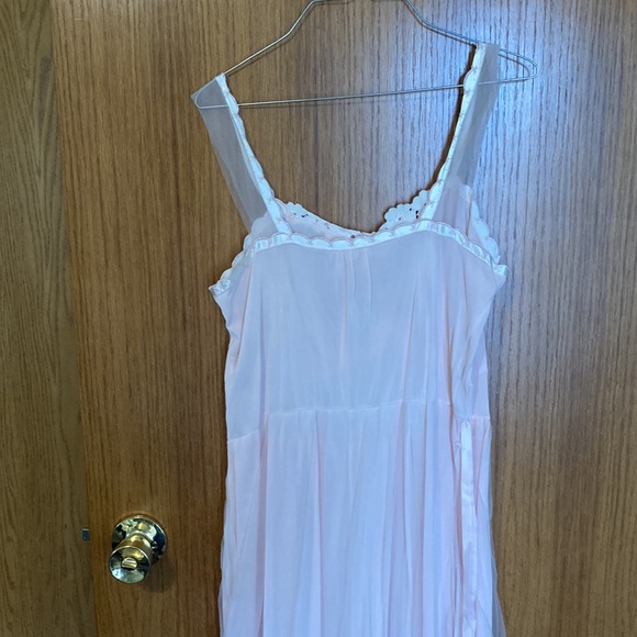 Vintage Pink Blush Womens Nighty nightgown - Picture 8 of 11